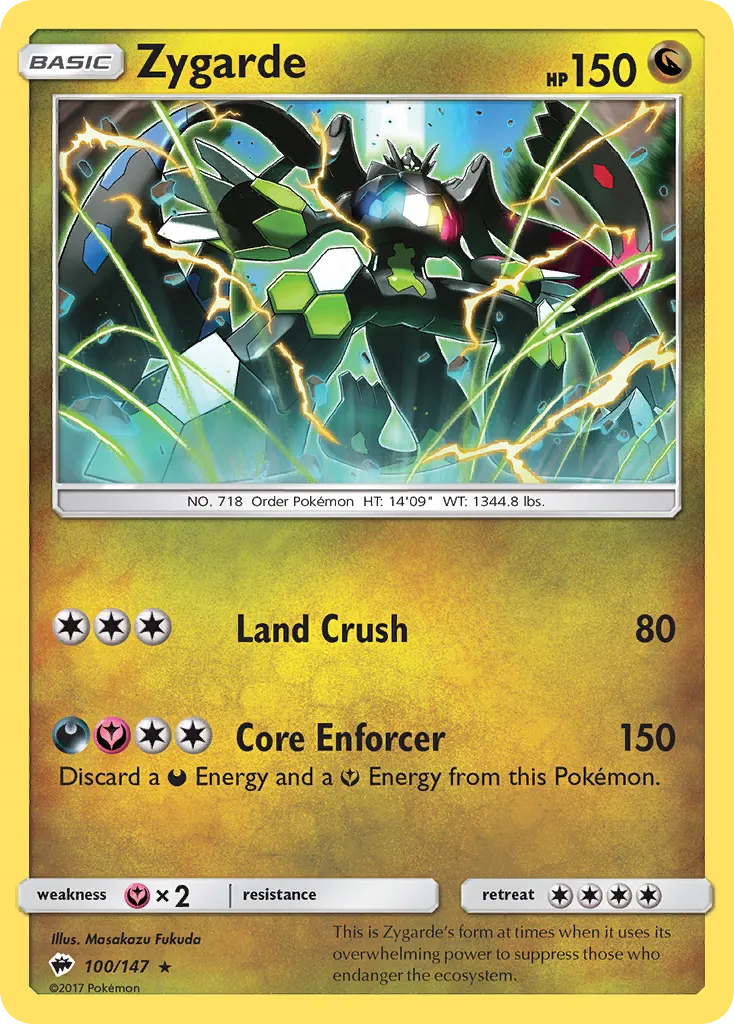 Zygarde — SM - Burning Shadows — Pokemon