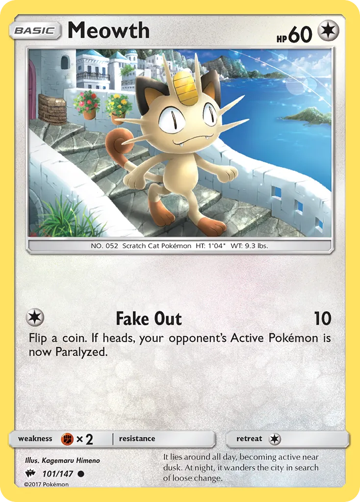 Miaouss — SM - Burning Shadows — Pokémon