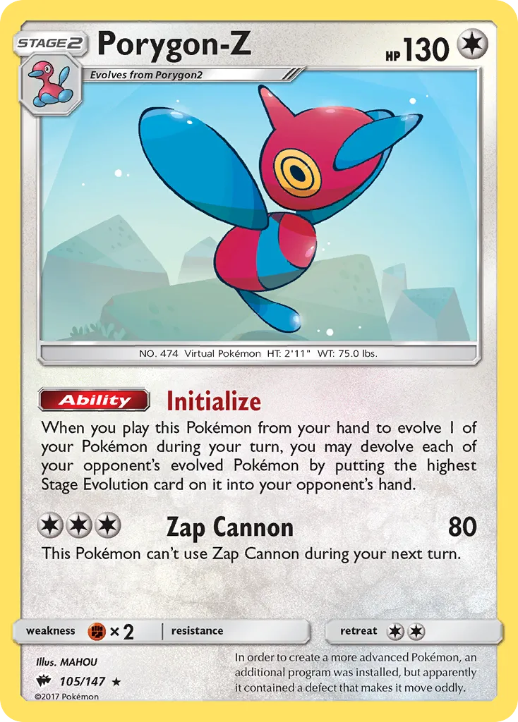 Porygon-Z — SM - Burning Shadows — Pokemon
