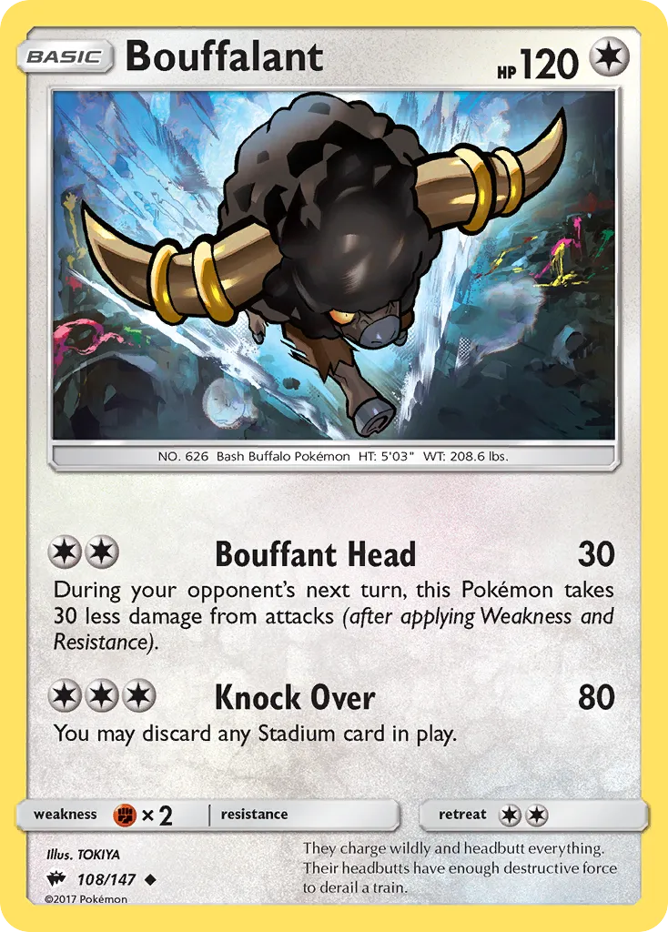 Bouffalant — SM - Burning Shadows — Pokémon