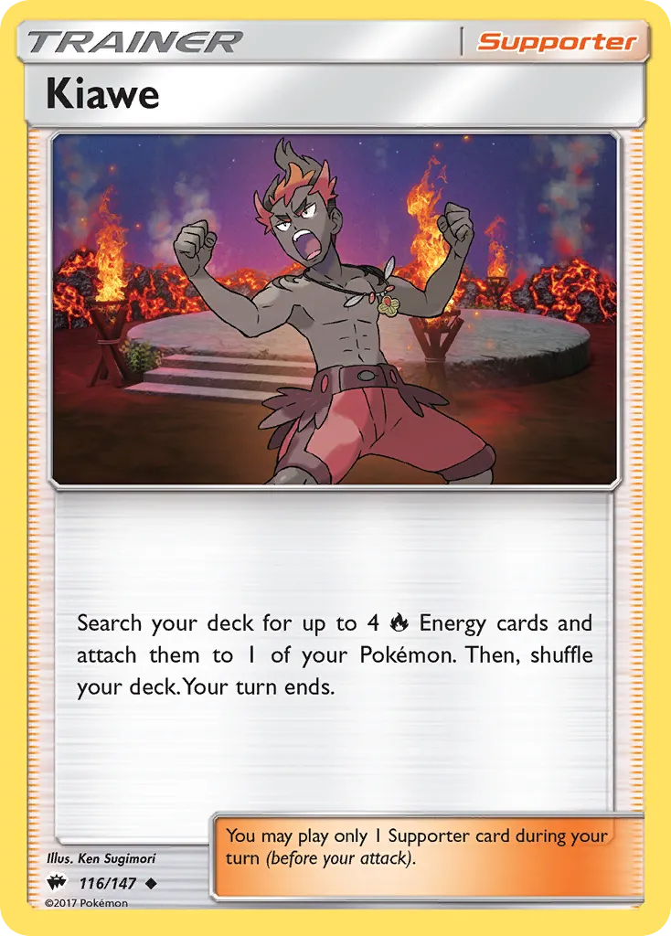 Kiawe — SM - Burning Shadows — Pokémon