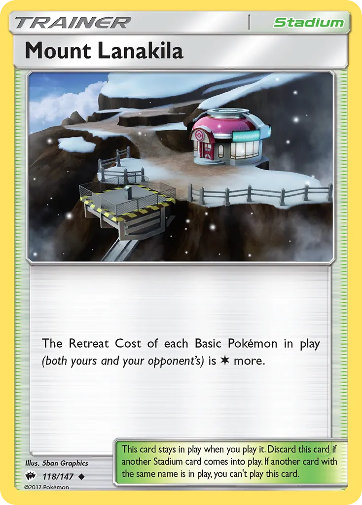 Mount Lanakila — SM - Burning Shadows — Pokémon