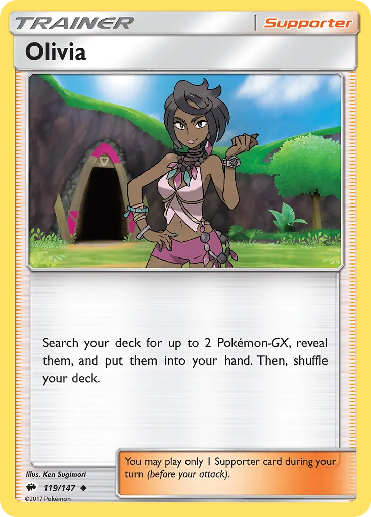 Olivia — SM - Burning Shadows — Pokemon