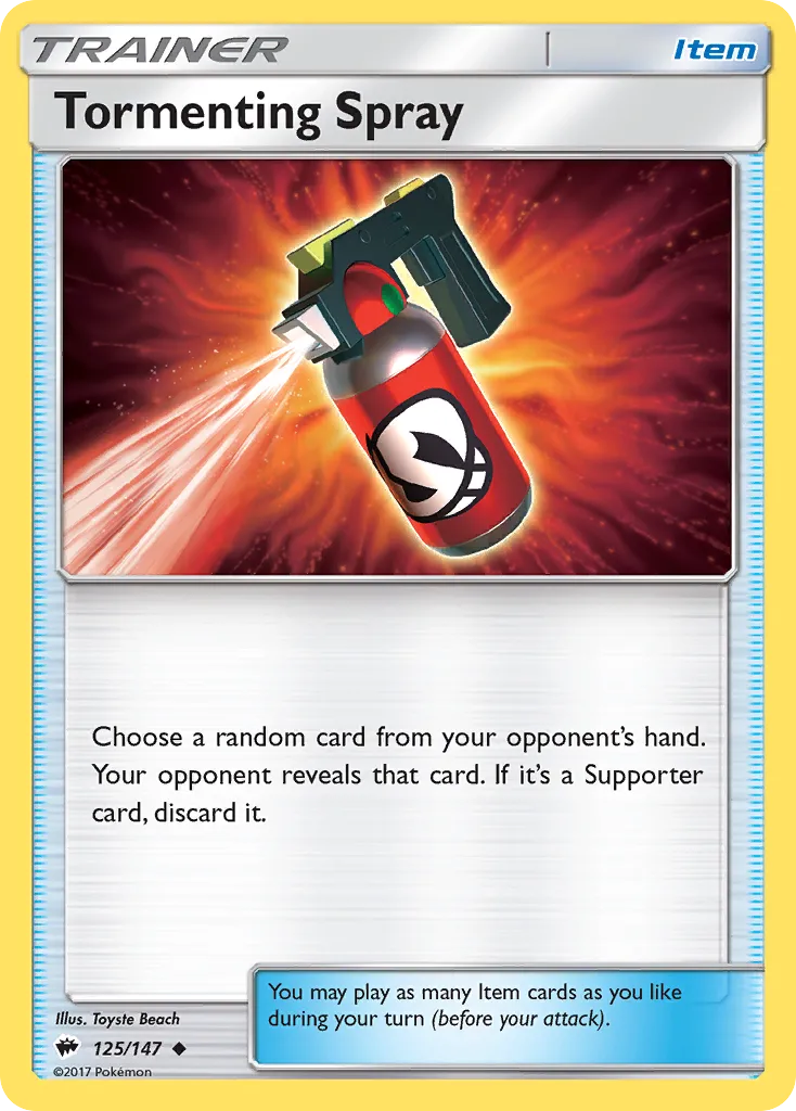 Tormenting Spray — SM - Burning Shadows — Pokemon