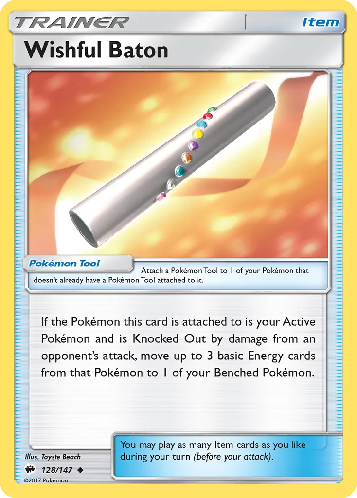 Wishful Baton — SM - Burning Shadows — Pokémon