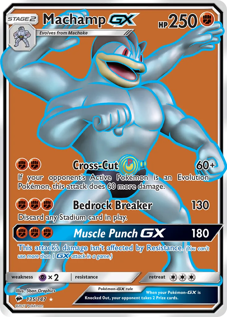 Machamp GX — SM - Burning Shadows — Pokémon