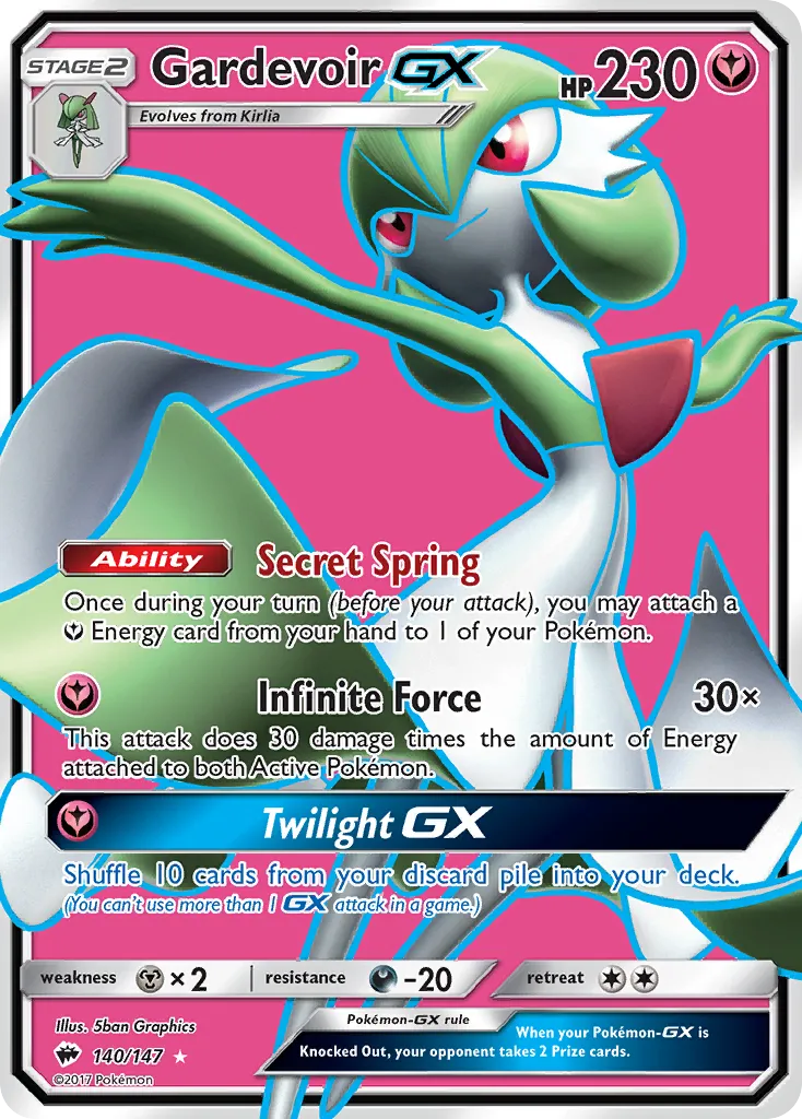 Gardevoir GX — SM - Burning Shadows — Pokemon