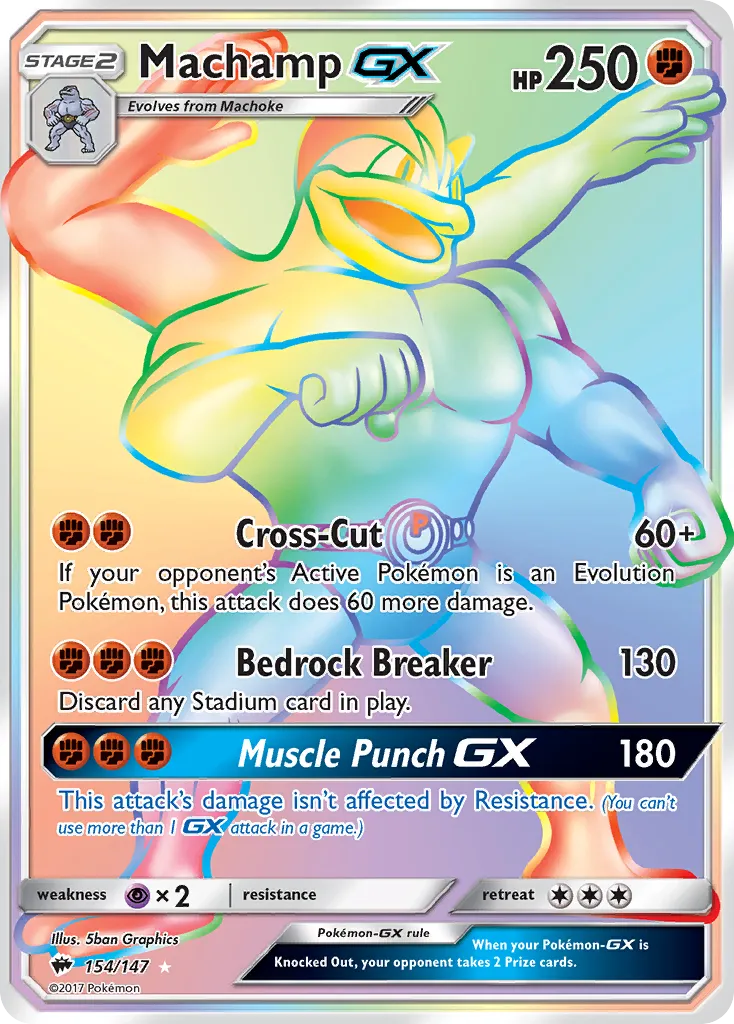 Machamp GX — SM - Burning Shadows — Pokémon