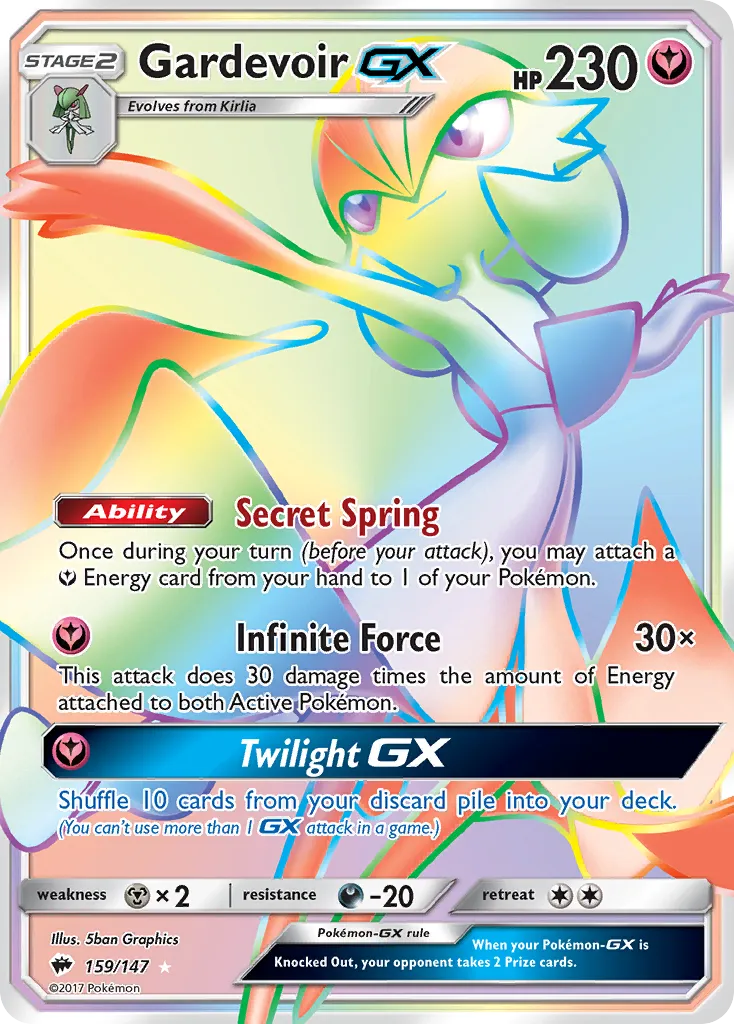 Gardevoir GX — SM - Burning Shadows — Pokemon