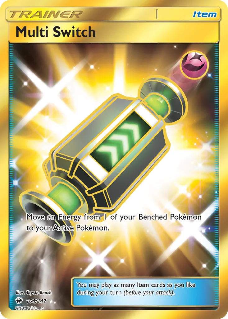 Multi Switch — SM - Burning Shadows — Pokemon