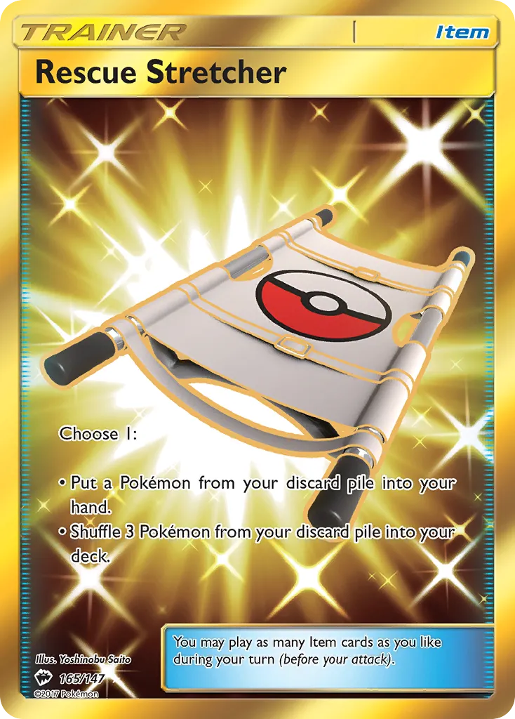 Rescue Stretcher — SM - Burning Shadows — Pokémon