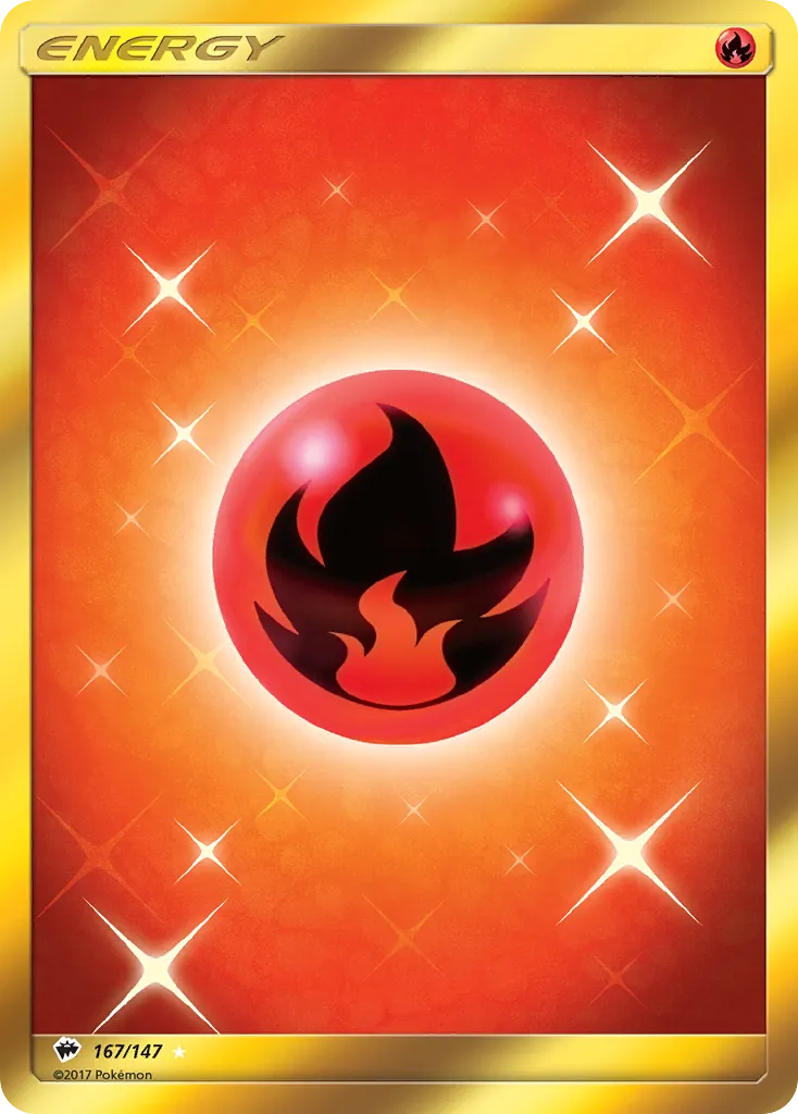 Fire Energy from SM - Burning Shadows - Pokemon