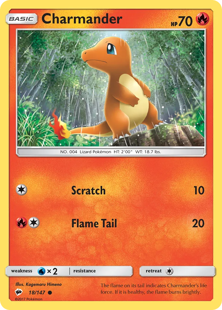 Charmander — SM - Burning Shadows — Pokémon