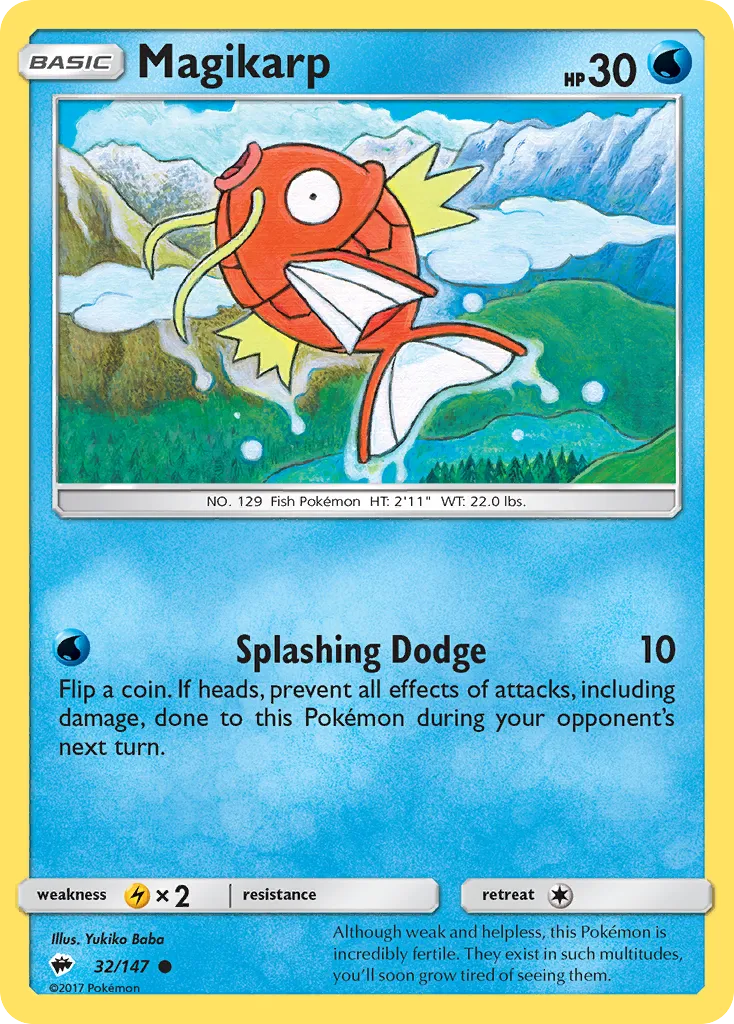 Magikarp — SM - Burning Shadows — Pokemon