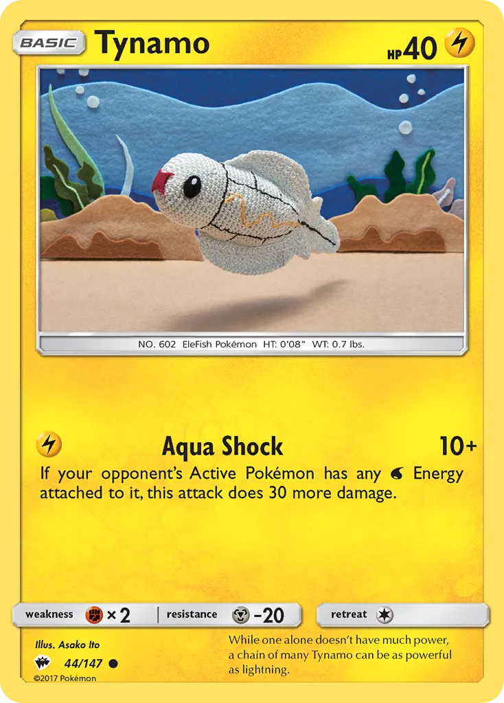 Tynamo — SM - Burning Shadows — Pokémon