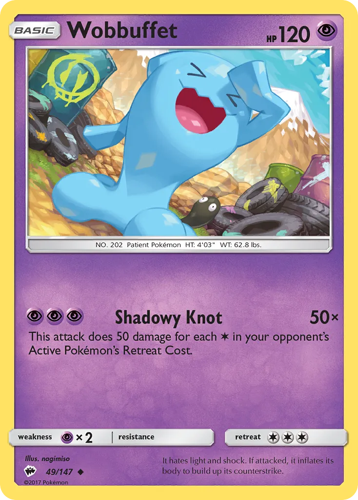 Wobbuffet — SM - Burning Shadows — Pokémon