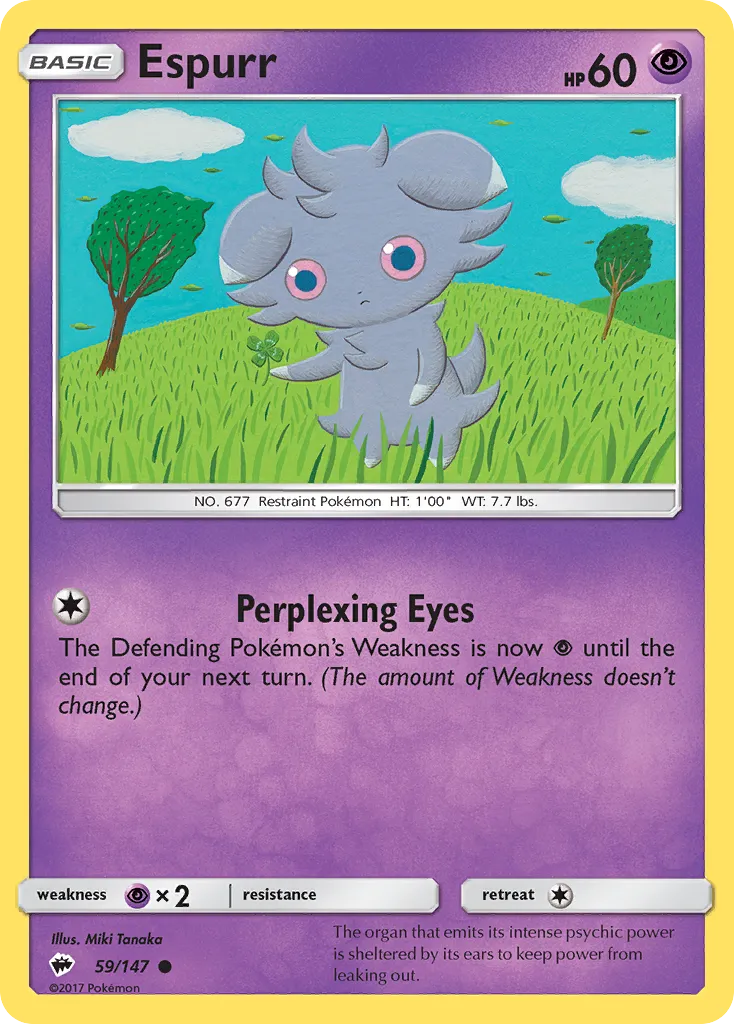 Psystigri — SM - Burning Shadows — Pokémon
