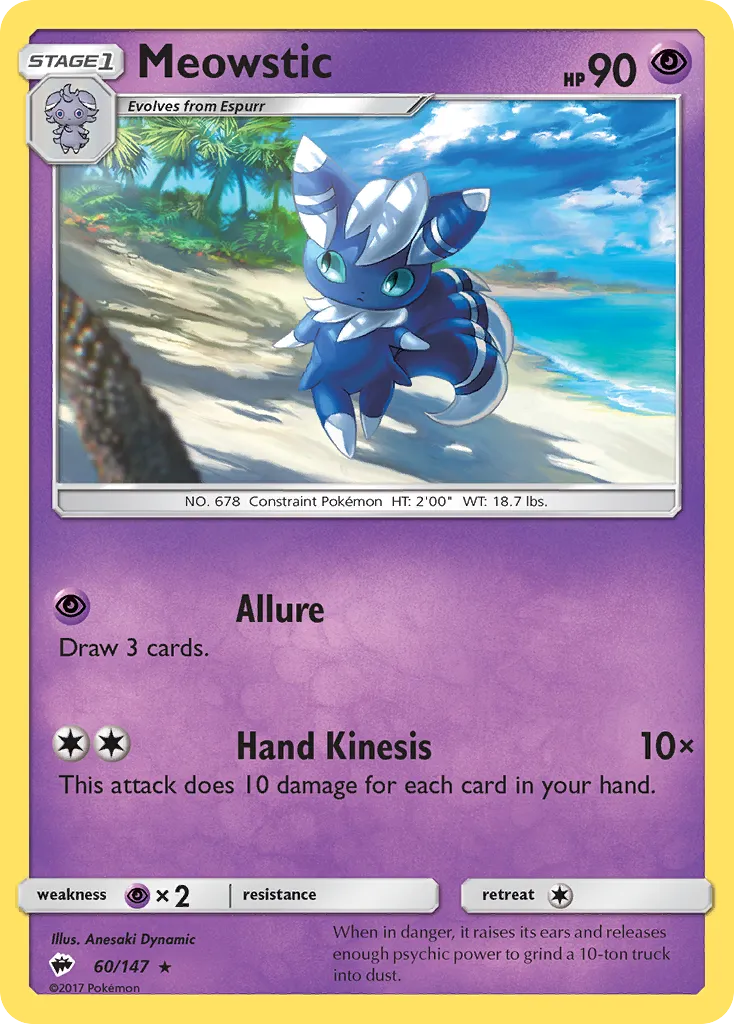 Meowstic — SM - Burning Shadows — Pokémon