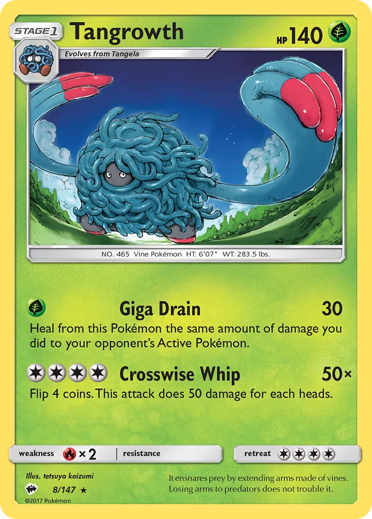 Tangrowth — SM - Burning Shadows — Pokemon
