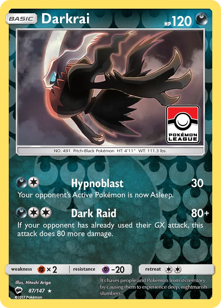 Darkrai — SM - Burning Shadows — Pokemon