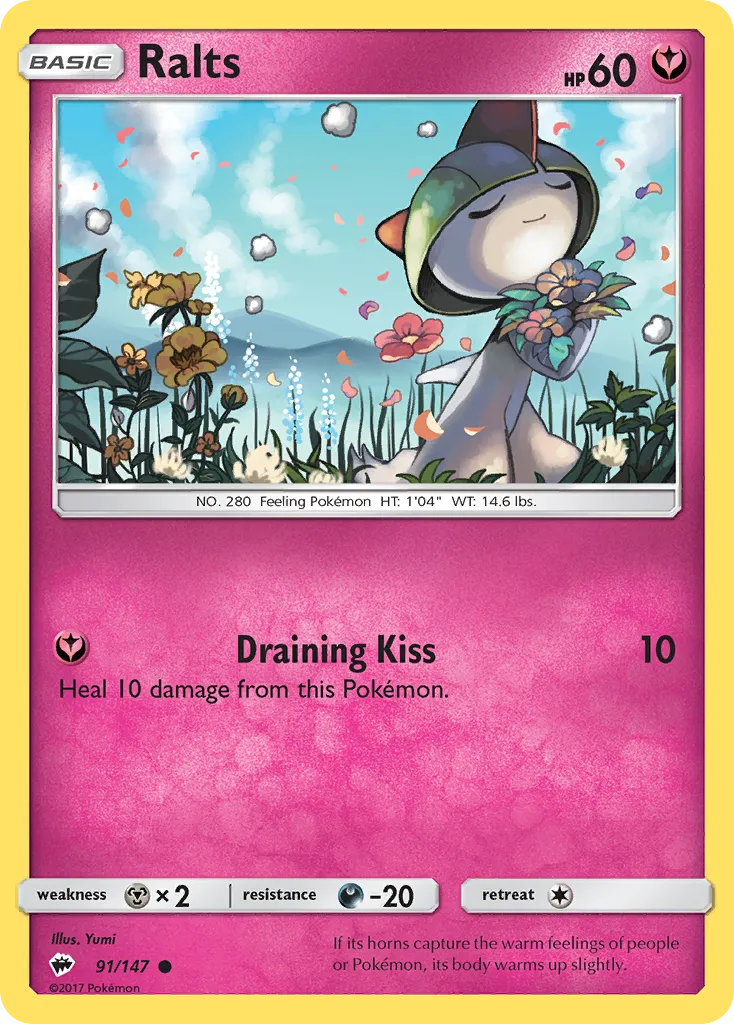 Ralts — SM - Burning Shadows — Pokemon