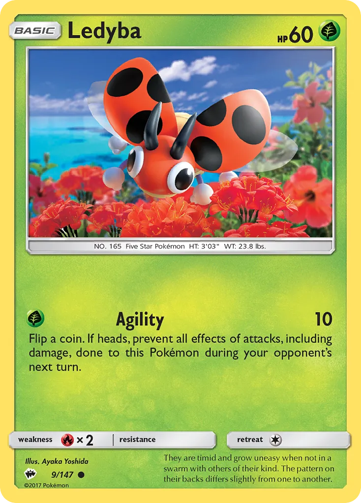 Ledyba — SM - Burning Shadows — Pokémon