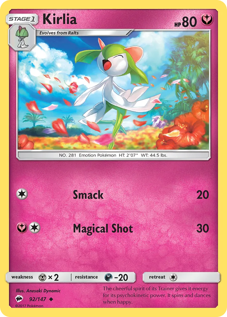 Kirlia — SM - Burning Shadows — Pokémon