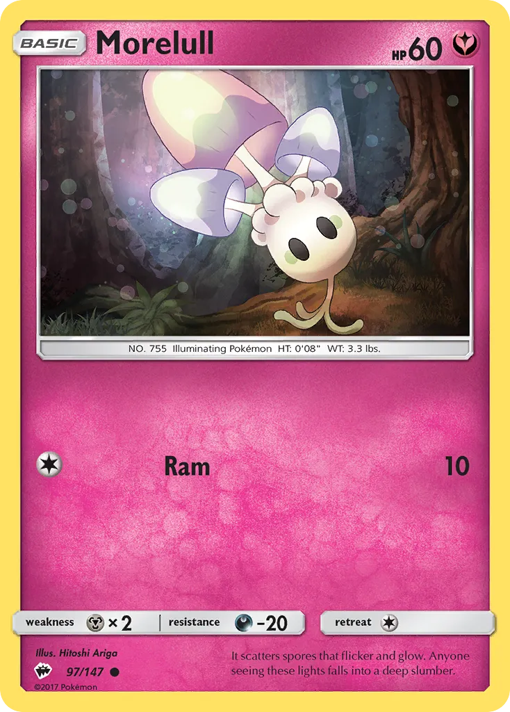 Morelull — SM - Burning Shadows — Pokémon