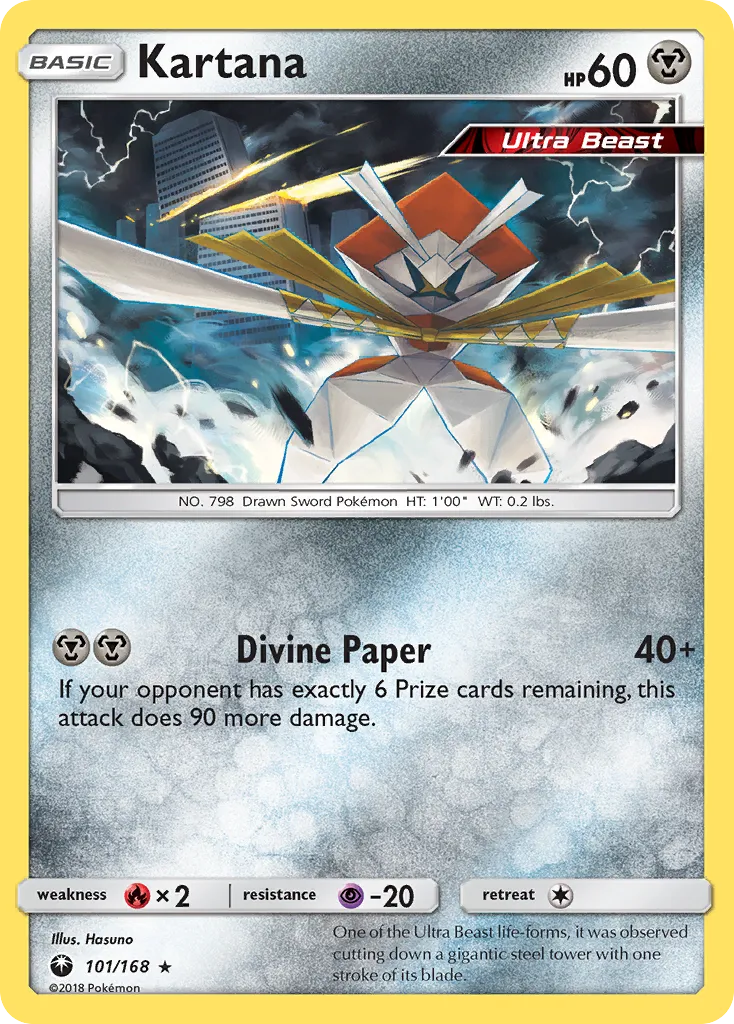 Kartana — SM - Celestial Storm — Pokemon