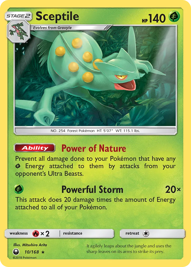 Sceptile — SM - Celestial Storm — Pokémon