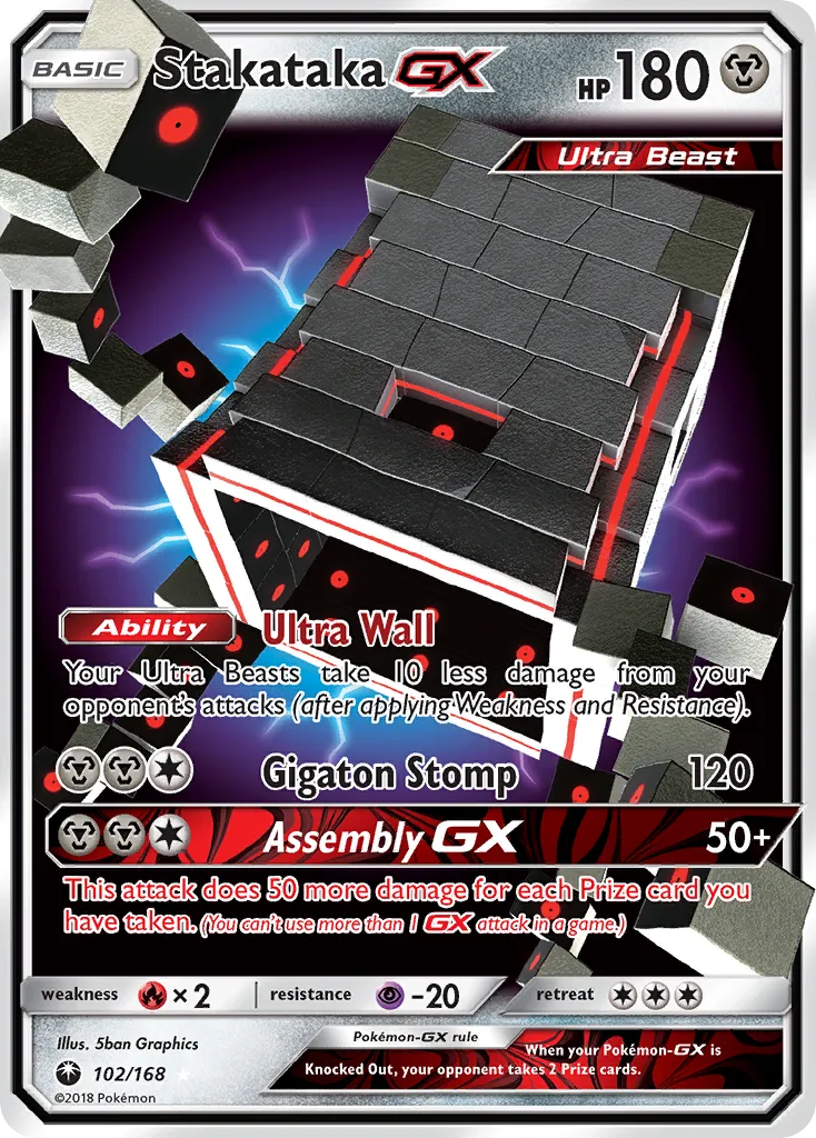 Stakataka GX — SM - Celestial Storm — Pokémon