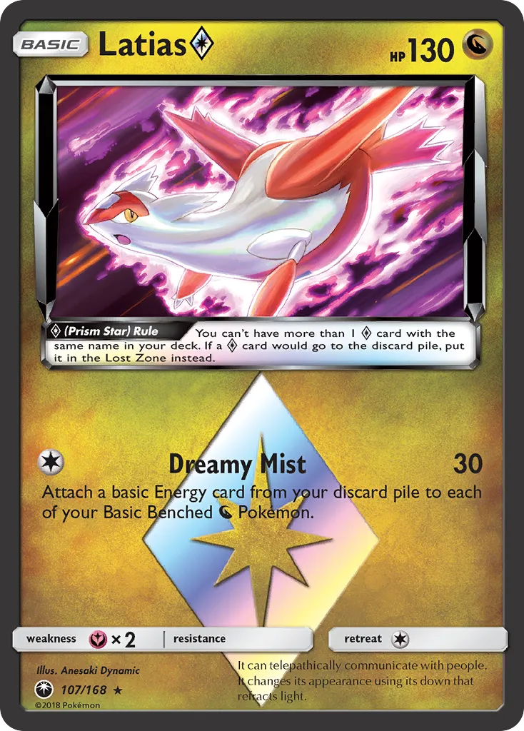 Latias Prism Star — SM - Celestial Storm — Pokémon