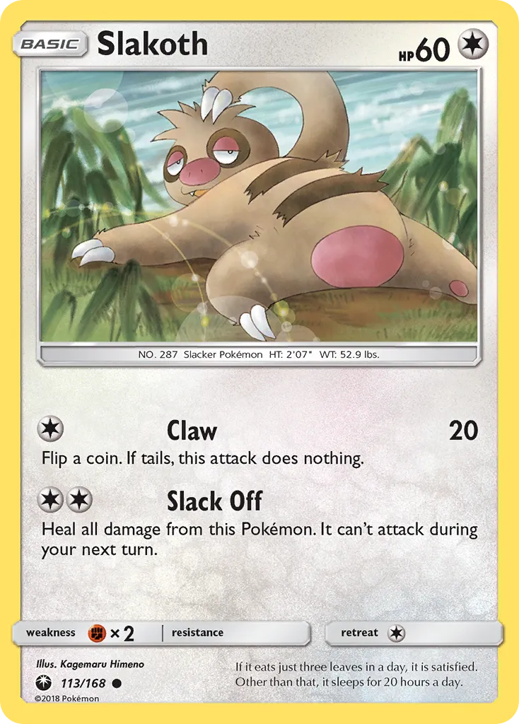 Slakoth — SM - Celestial Storm — Pokemon