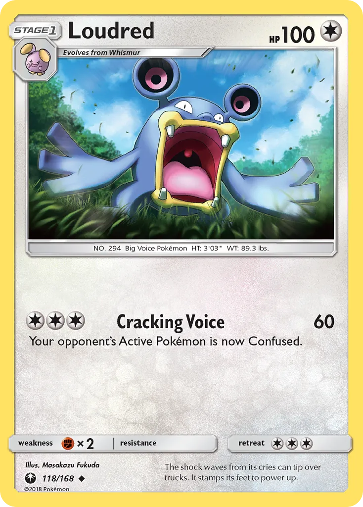 Loudred — SM - Celestial Storm — Pokemon