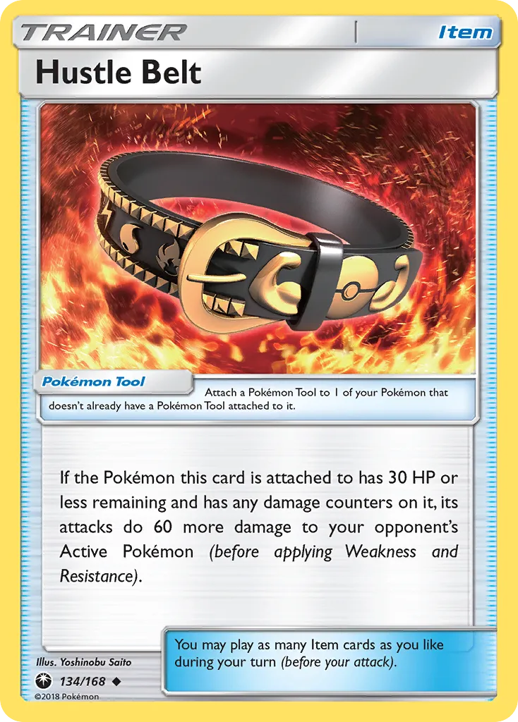 Hustle Belt — SM - Celestial Storm — Pokemon