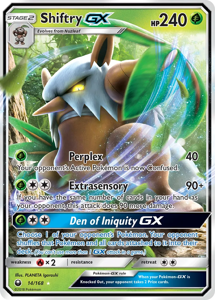 Shiftry GX — SM - Celestial Storm — Pokemon