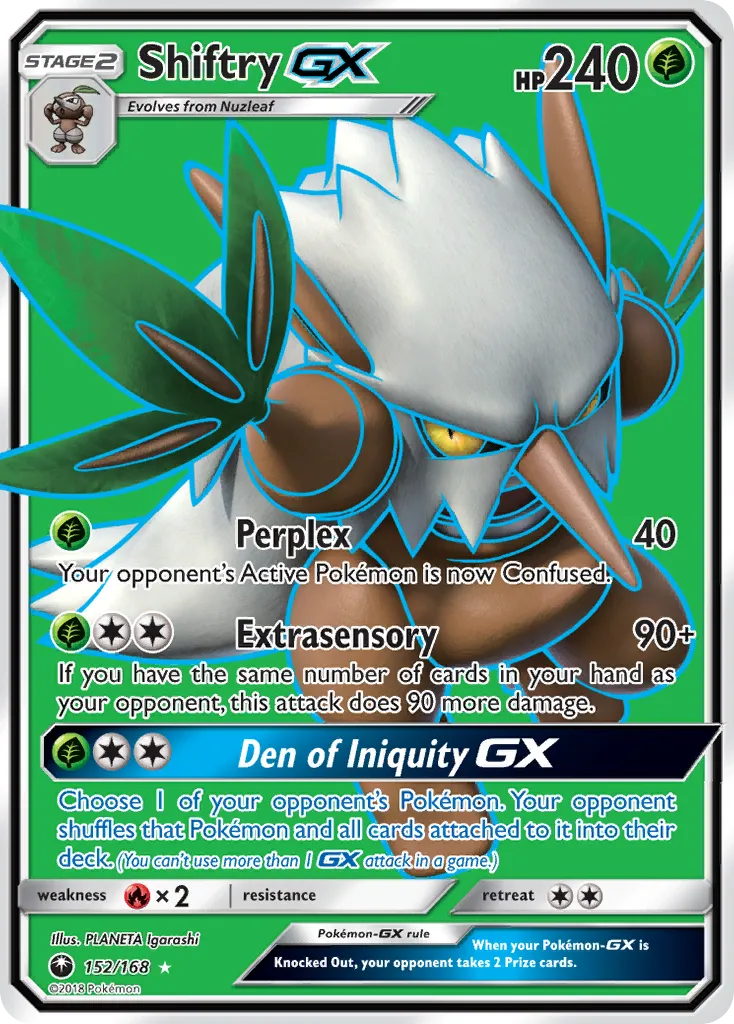Shiftry GX — SM - Celestial Storm — Pokémon