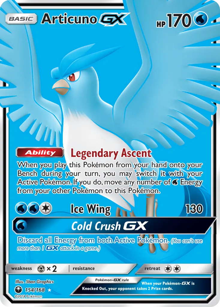Articuno GX — SM - Celestial Storm — Pokemon