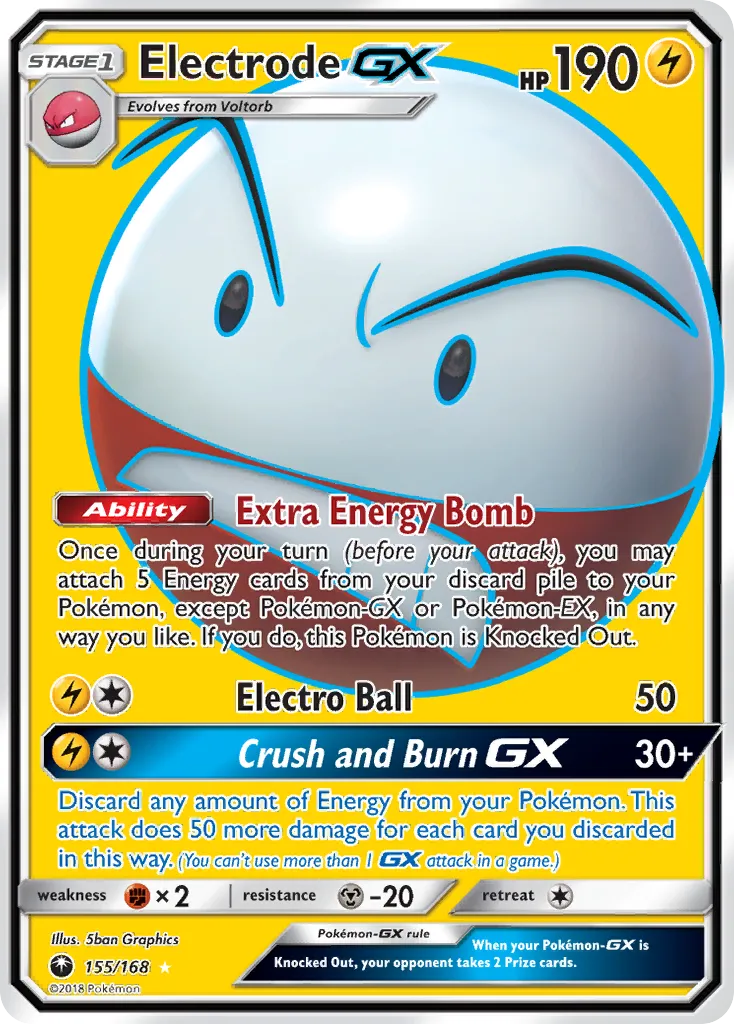 Electrode GX — SM - Celestial Storm — Pokémon