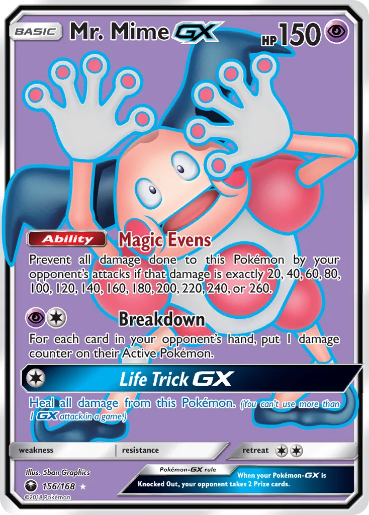 Mr. Mime GX — SM - Celestial Storm — Pokémon