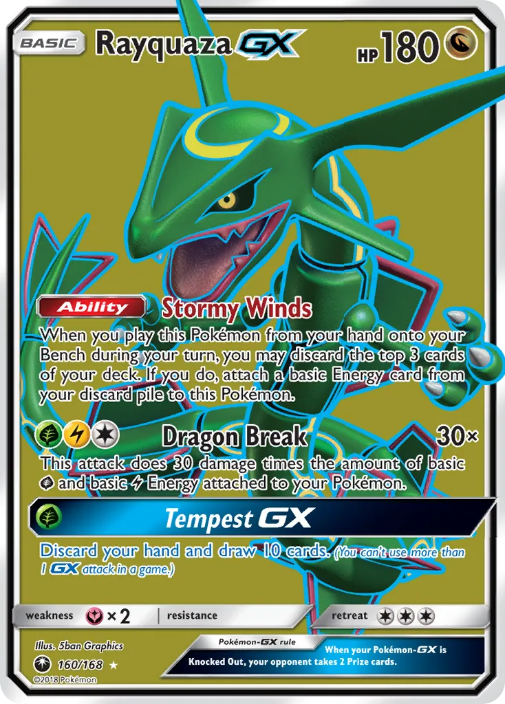 Rayquaza GX — SM - Celestial Storm — Pokémon
