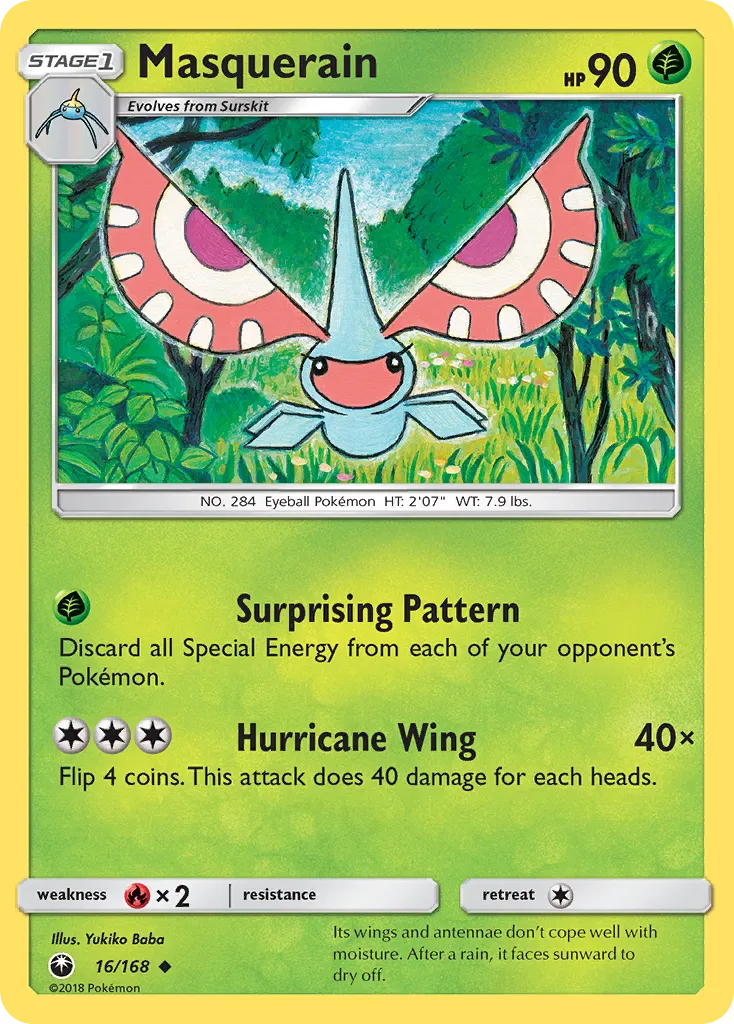 Masquerain — SM - Celestial Storm — Pokemon