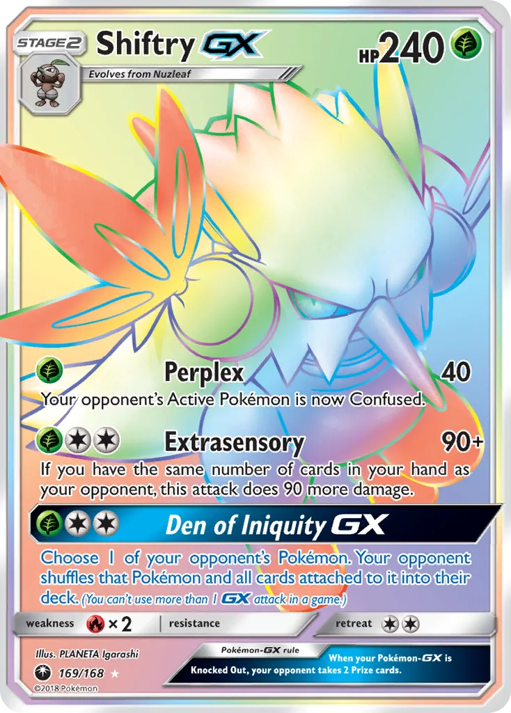 Shiftry GX — SM - Celestial Storm — Pokémon