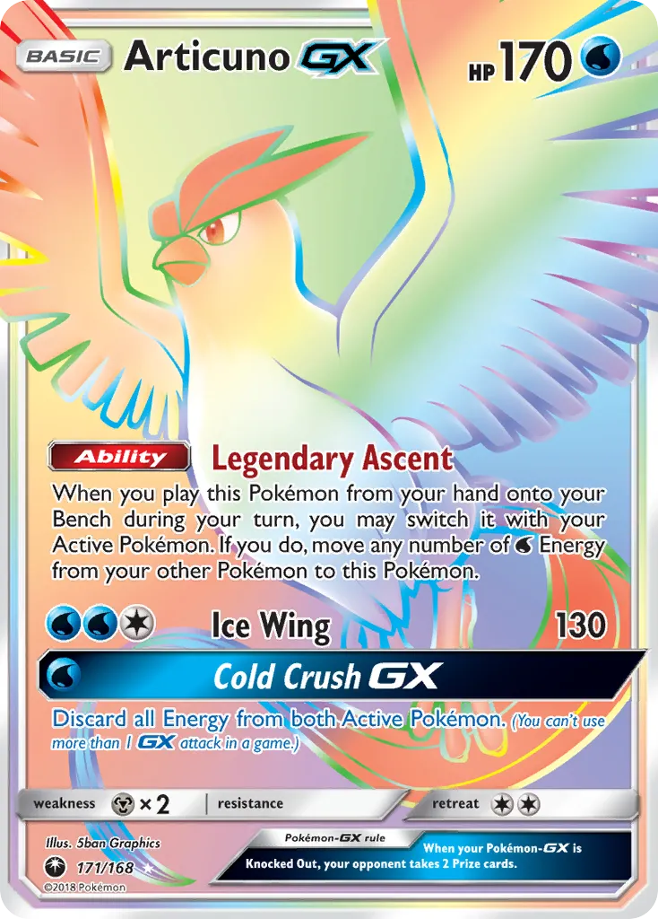 Articuno GX — SM - Celestial Storm — Pokémon