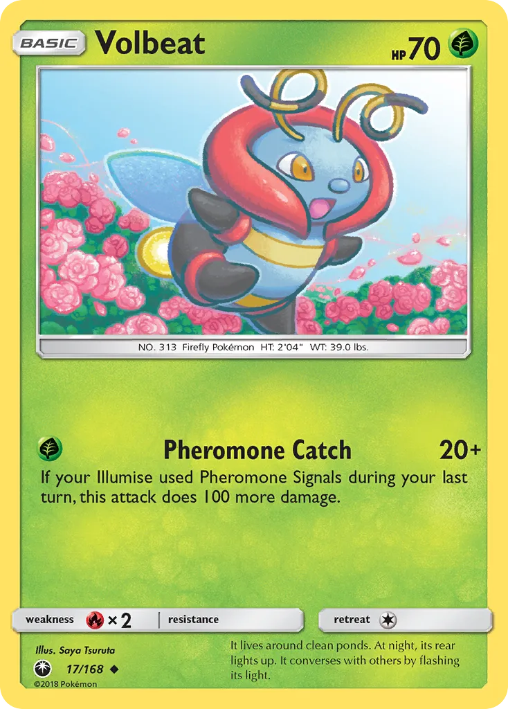 Volbeat — SM - Celestial Storm — Pokemon