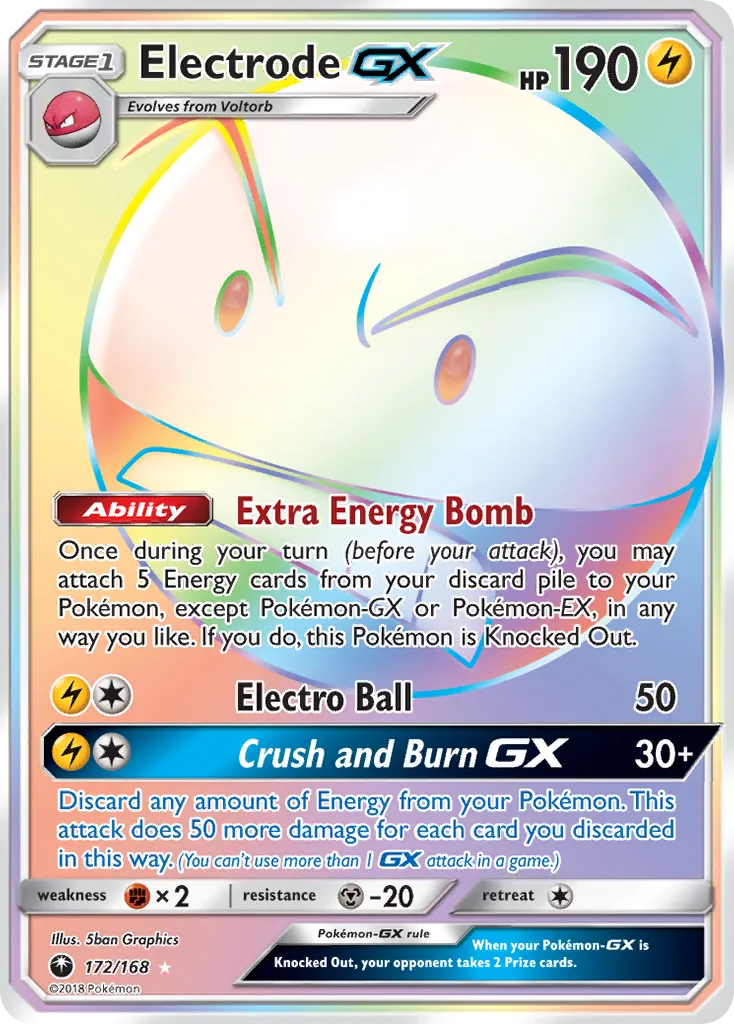 Electrode GX — SM - Celestial Storm — Pokémon