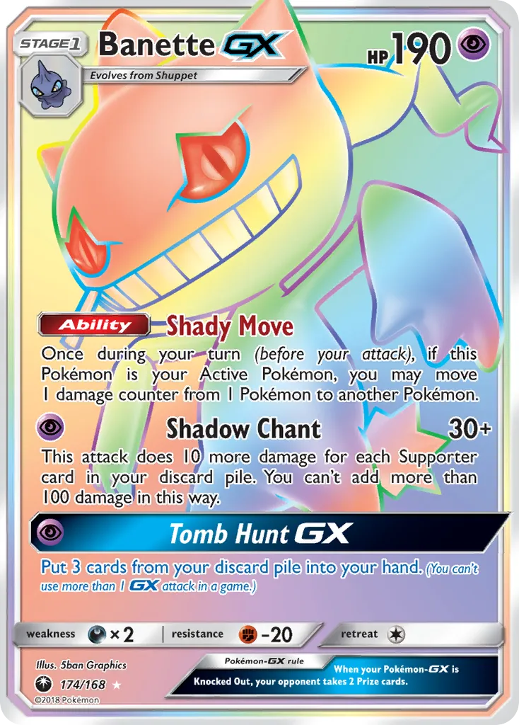 Banette GX — SM - Celestial Storm — Pokémon