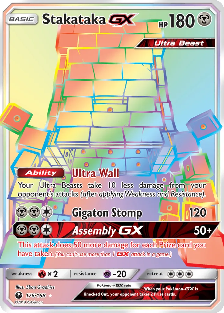 Stakataka GX — SM - Celestial Storm — Pokémon