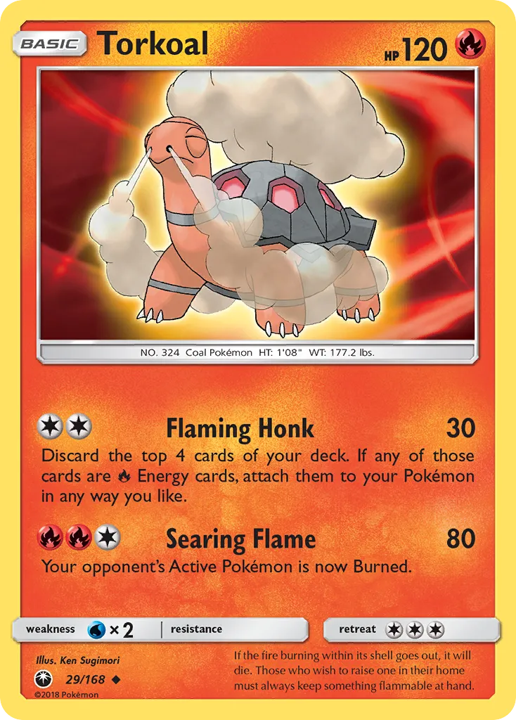 Torkoal — SM - Celestial Storm — Pokemon
