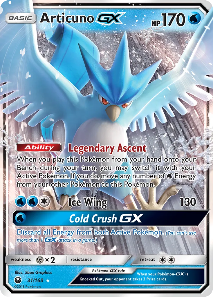 Articuno GX — SM - Celestial Storm — Pokémon